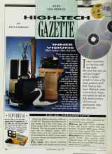 Better Homes & Gardens December 1989 Magazine Article: HIGH-TECH GAZETTE