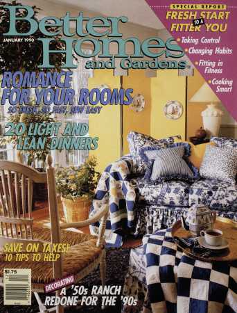 Better Homes Gardens January 1990 Magazine