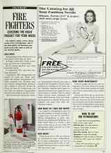 Better Homes & Gardens January 1990 Magazine Article: FIRE FIGHTERS