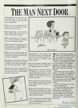 Better Homes & Gardens January 1990 Magazine Article: THE MAN NEXT DOOR