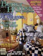 Better Homes & Gardens January 1990 Magazine Cover