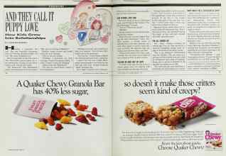 Better Homes & Gardens February 1990 Magazine Article: AND THEY CALL IT PUPPY LOVE