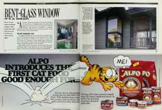 Better Homes & Gardens February 1990 Magazine Article: BENT-GLASS WINDOW IT'S A WRAP!