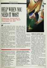 Better Homes & Gardens April 1990 Magazine Article: HELP WHEN YOU NEED IT MOST