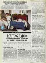 Better Homes & Gardens April 1990 Magazine Article: ROUTING RADON