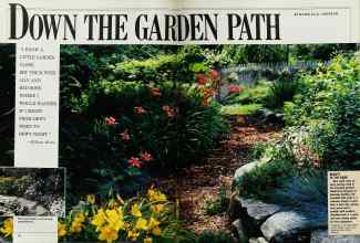 Better Homes & Gardens April 1990 Magazine Article: DOWN THE GARDEN PATH