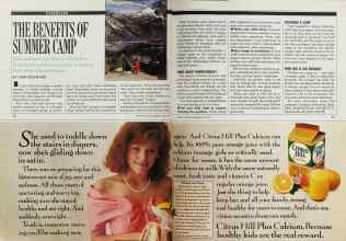 Better Homes & Gardens April 1990 Magazine Article: THE BENEFITS OF SUMMER CAMP