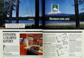 Better Homes & Gardens April 1990 Magazine Article: EXPANDING A CRAMPED KITCHEN