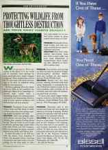 Better Homes & Gardens May 1990 Magazine Article: PROTECTING WILDLIFE FROM THOUGHTLESS DESTRUCTION