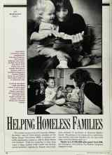 Better Homes & Gardens May 1990 Magazine Article: HELPING HOMELESS FAMILIES
