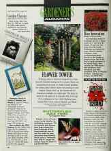 Better Homes & Gardens May 1990 Magazine Article: FLOWER TOWER