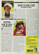 Better Homes & Gardens May 1990 Magazine Article: WOOD FLOOR CARE