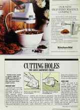 Better Homes & Gardens May 1990 Magazine Article: CUTTING HOLES