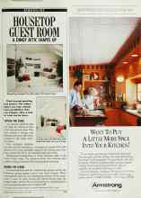 Better Homes & Gardens May 1990 Magazine Article: HOUSETOP GUEST ROOM