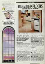 Better Homes & Gardens May 1990 Magazine Article: BLEACHED FLOORS