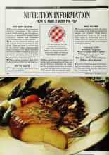 Better Homes & Gardens May 1990 Magazine Article: NUTRITION INFORMATION