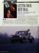 Better Homes & Gardens May 1990 Magazine Article: GETTING YOUR BEST DEAL