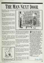 Better Homes & Gardens May 1990 Magazine Article: THE MAN NEXT DOOR