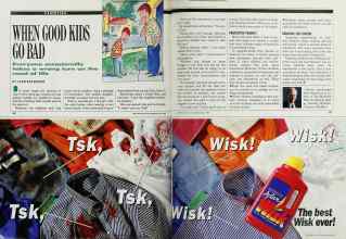 Better Homes & Gardens May 1990 Magazine Article: WHEN GOOD KIDS GO BAD