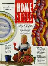 Better Homes & Gardens June 1990 Magazine Article: HOME STYLE
