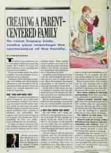 Better Homes & Gardens June 1990 Magazine Article: CREATING A PARENT--CENTERED FAMILY