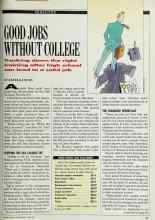 Better Homes & Gardens June 1990 Magazine Article: GOOD JOBS WITHOUT COLLEGE