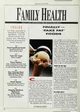 Better Homes & Gardens June 1990 Magazine Article: FINALLY--'FAKE FAT' FOODS