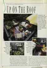 Better Homes & Gardens June 1990 Magazine Article: UP ON THE ROOF