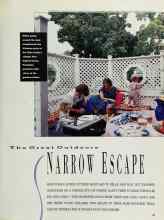 Better Homes & Gardens June 1990 Magazine Article: NARROW ESCAPE