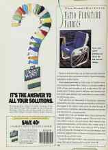 Better Homes & Gardens June 1990 Magazine Article: PATIO FURNITURE FABRICS