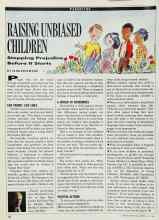 Better Homes & Gardens July 1990 Magazine Article: RAISING UNBIASED CHILDREN