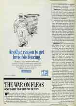 Better Homes & Gardens July 1990 Magazine Article: THE WAR ON FLEAS