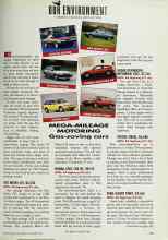 Better Homes & Gardens September 1990 Magazine Article: MEGA-MILEAGE MOTORING