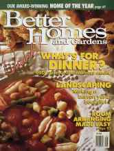 Better Homes & Gardens September 1990 Magazine Cover