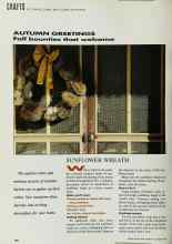 Better Homes & Gardens October 1990 Magazine Article: AUTUMN GREETINGS