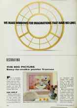 Better Homes & Gardens October 1990 Magazine Article: THE BIG PICTURE