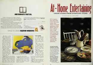 Better Homes & Gardens October 1990 Magazine Article: Page 111