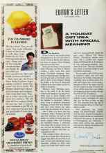 Better Homes & Gardens November 1990 Magazine Article: A HOLIDAY GIFT IDEA WITH SPECIAL MEANING