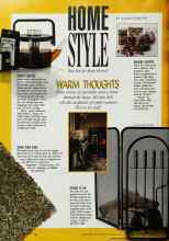 Better Homes & Gardens November 1990 Magazine Article: HOME STYLE