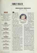 Better Homes & Gardens November 1990 Magazine Article: MEASLES MENACE