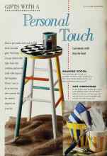 Better Homes & Gardens November 1990 Magazine Article: GIFTS WITH A Personal Touch