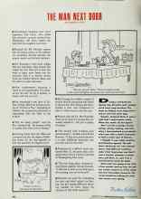 Better Homes & Gardens November 1990 Magazine Article: THE MAN NEXT DOOR