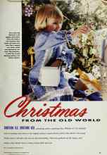 Better Homes & Gardens December 1990 Magazine Article: Christmas FROM THE OLD WORLD