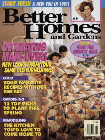 Better Homes & Gardens January 1991 Magazine Cover