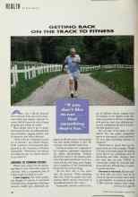 Better Homes & Gardens February 1991 Magazine Article: GETTING BACK ON THE TRACK TO FITNESS