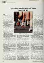Better Homes & Gardens February 1991 Magazine Article: GIVING FOOT PROBLEMS THE BOOT