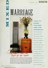 Better Homes & Gardens February 1991 Magazine Article: MIXED MARRIAGE