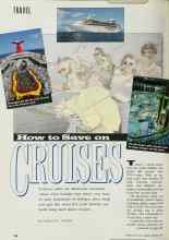 Better Homes & Gardens February 1991 Magazine Article: How to Save on CRUISES
