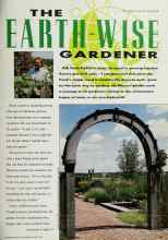 Better Homes & Gardens March 1991 Magazine Article: THE EARTH-WISE GARDENER