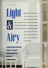 Better Homes & Gardens March 1991 Magazine Article: Light & Airy